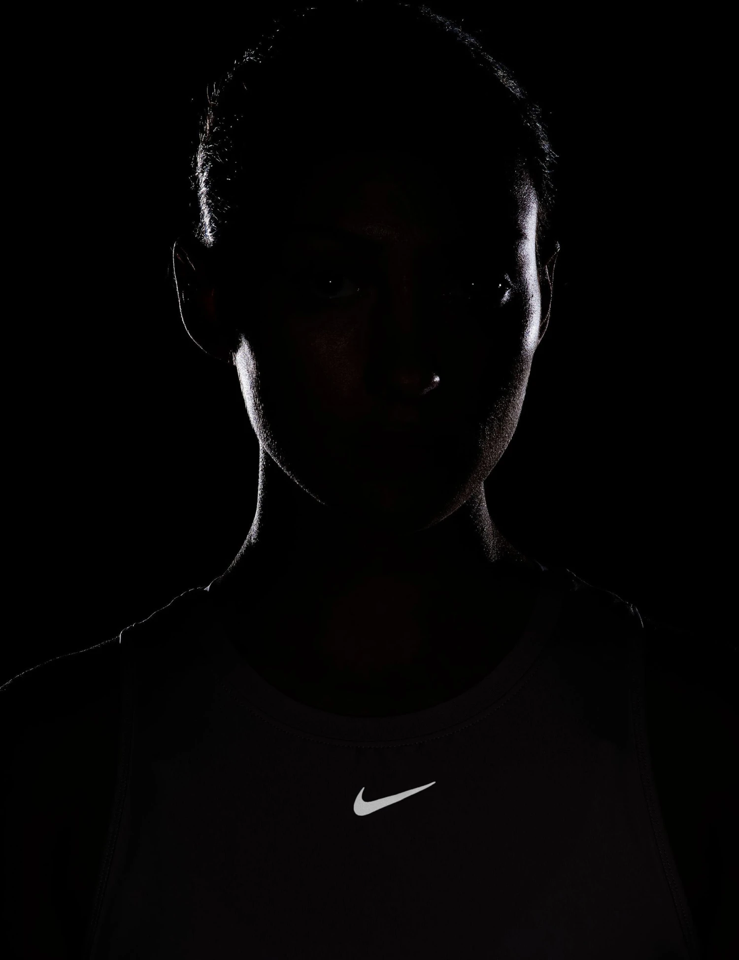 Nike One Classic Dri-FIT Cropped Tank Top - Platinum Violet/Black 4 Nike One Classic Dri-FIT Cropped Tank Top - Platinum Violet/Black - Image 4