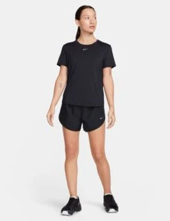 Nike One Classic Dri-FIT Short-Sleeve Top - Black -Elevate Fitwear Sales Store nike one classic dri fit short sleeve top black fn2798 010 5