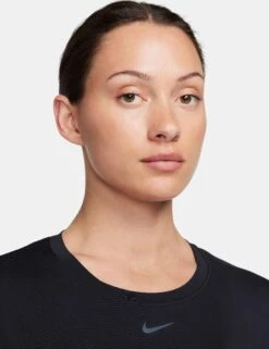 Nike One Classic Dri-FIT Short-Sleeve Top - Black -Elevate Fitwear Sales Store nike one classic dri fit short sleeve top black fn2798 010 6