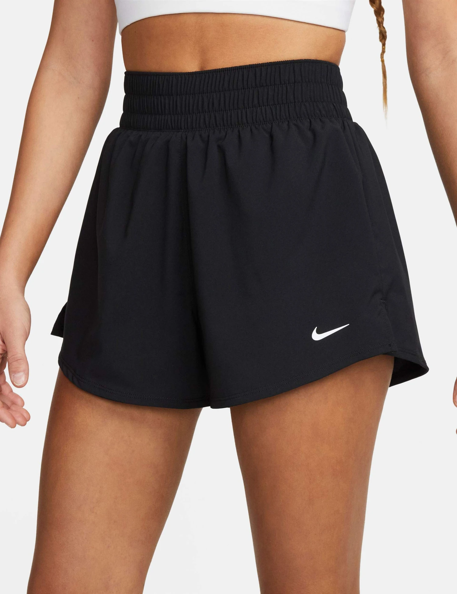 Nike One Dri-FIT 2-in-1 Shorts - Black 3 Nike One Dri-FIT 2-in-1 Shorts - Black - Image 3