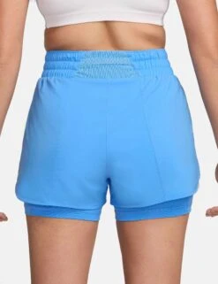 Nike One Dri-FIT 2-in-1 Shorts - University Blue/Reflective Silver 8 Nike One Dri-FIT 2-in-1 Shorts - University Blue/Reflective Silver -Elevate Fitwear Sales Store nike one dri fit 2 in 1 shorts blue silver dx6016 412 8