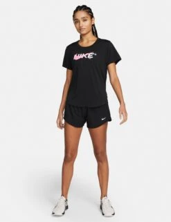 Nike One Dri-FIT 3" Brief-Lined Shorts - Black -Elevate Fitwear Sales Store nike one dri fit 3in brief lined shorts black dx6010 010 3