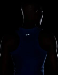 Nike One Fitted Dri-FIT Cropped Tank Top - University Blue/Black -Elevate Fitwear Sales Store nike one fitted dri fit cropped tank top blue black fn2806 412 3