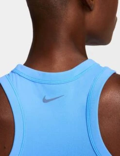 Nike One Fitted Dri-FIT Cropped Tank Top - University Blue/Black -Elevate Fitwear Sales Store nike one fitted dri fit cropped tank top blue black fn2806 412 5