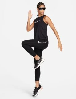 Nike One Graphic Running Tank Top - Black/White 7 Nike One Graphic Running Tank Top - Black/White -Elevate Fitwear Sales Store nike one graphic running tank top black white fn2606 010 3