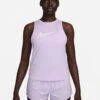 Nike One Graphic Running Tank Top - Lilac Bloom/White