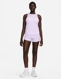 Nike One Graphic Running Tank Top - Lilac Bloom/White -Elevate Fitwear Sales Store nike one graphic running tank top lilac white fn2606 512 3