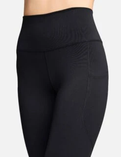 Nike One High Waisted 7/8 Leggings With Pockets - Black -Elevate Fitwear Sales Store nike one high waisted 7 8 leggings pockets black fn3241 010 2