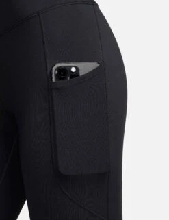 Nike One High Waisted 7/8 Leggings With Pockets - Black -Elevate Fitwear Sales Store nike one high waisted 7 8 leggings pockets black fn3241 010 6