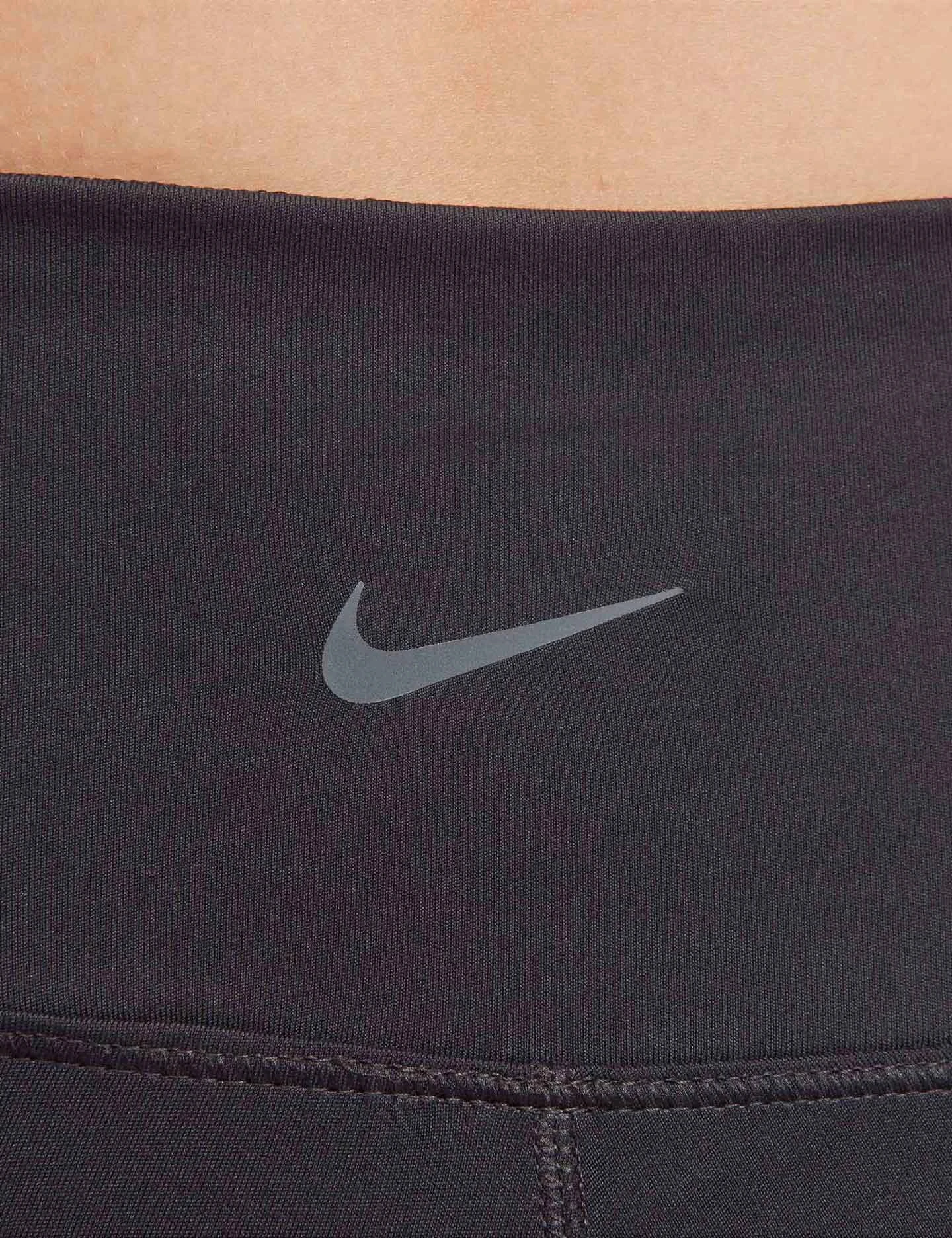 Nike One High Waisted Split-Hem Leggings - Black 6 Nike One High Waisted Split-Hem Leggings - Black - Image 6