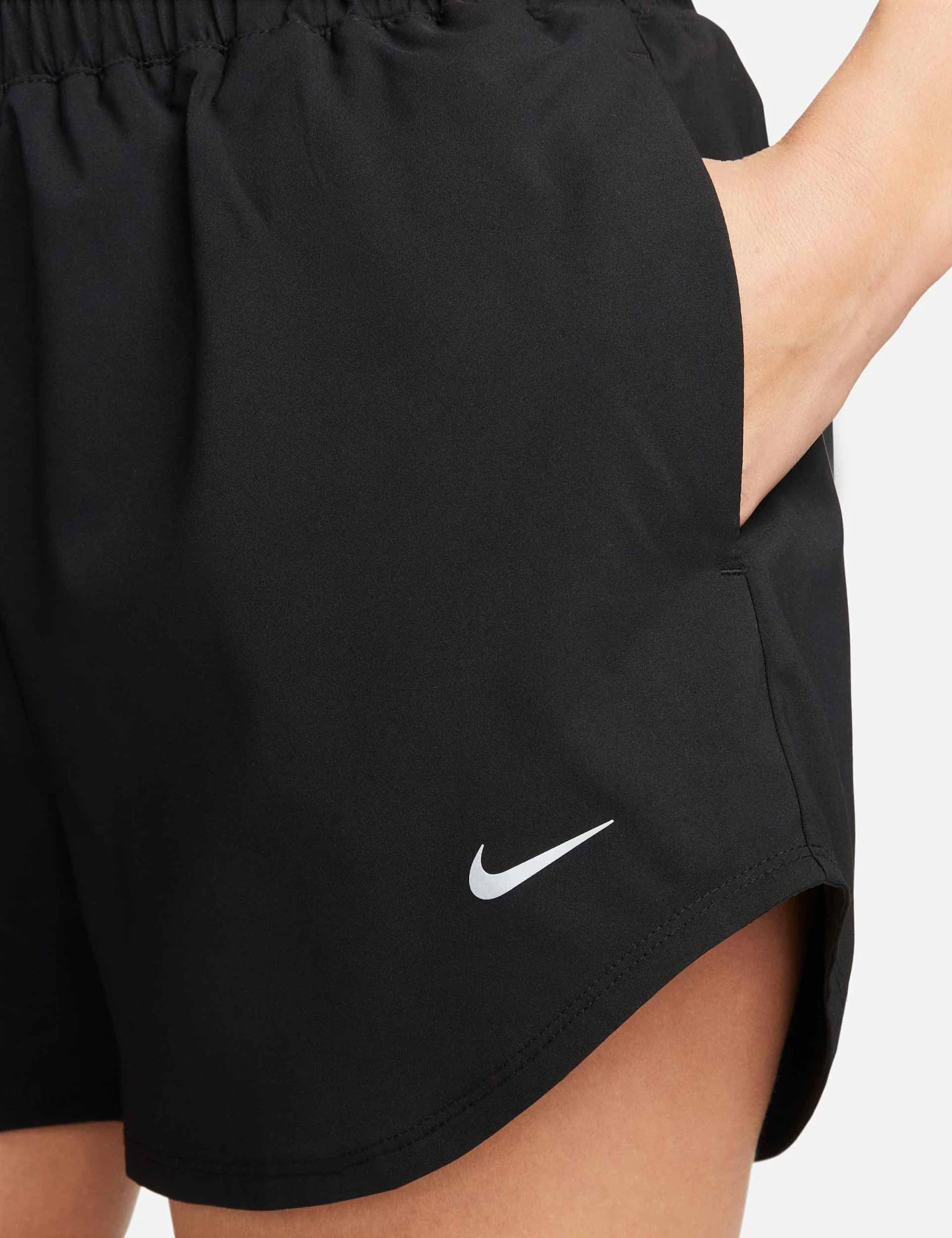 Nike One Ultra High 3" Brief-Lined Shorts - Black 5 Nike One Ultra High 3" Brief-Lined Shorts - Black - Image 5