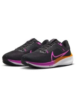 Nike Pegasus 40 Shoes - Black/Hyper Violet/Laser Orange/White -Elevate Fitwear Sales Store nike pegasus 40 shoes black violet orange white dv3854 011 4