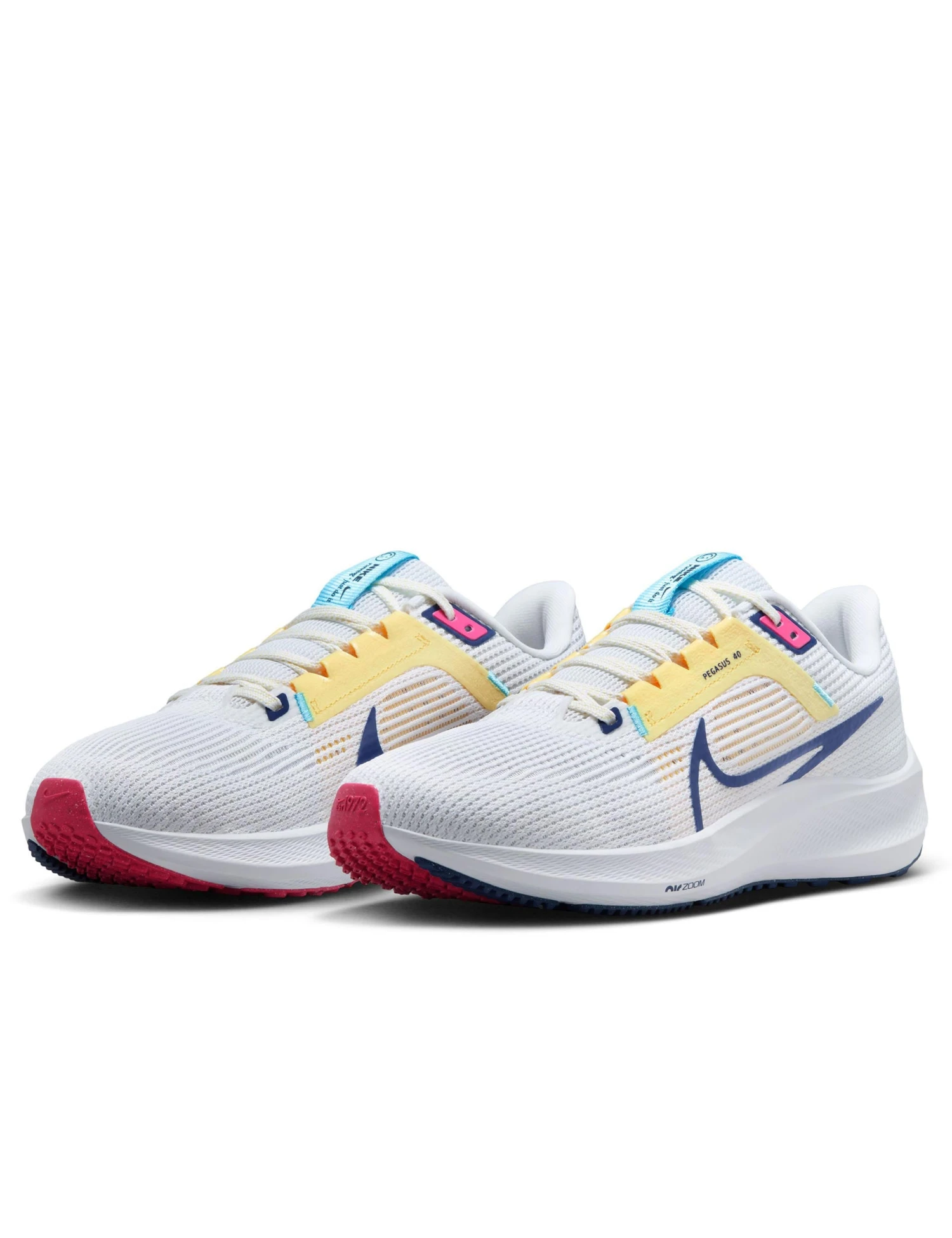 Nike Pegasus 40 Shoes - White/Deep Royal Blue/Photon Dust 4 Nike Pegasus 40 Shoes - White/Deep Royal Blue/Photon Dust - Image 4