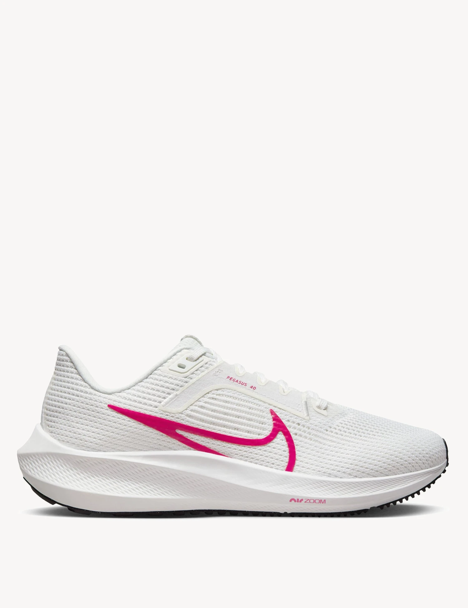 Nike Pegasus 40 Shoes - Summit White/Fireberry/Metallic Summit White 1 Nike Pegasus 40 Shoes - Summit White/Fireberry/Metallic Summit White