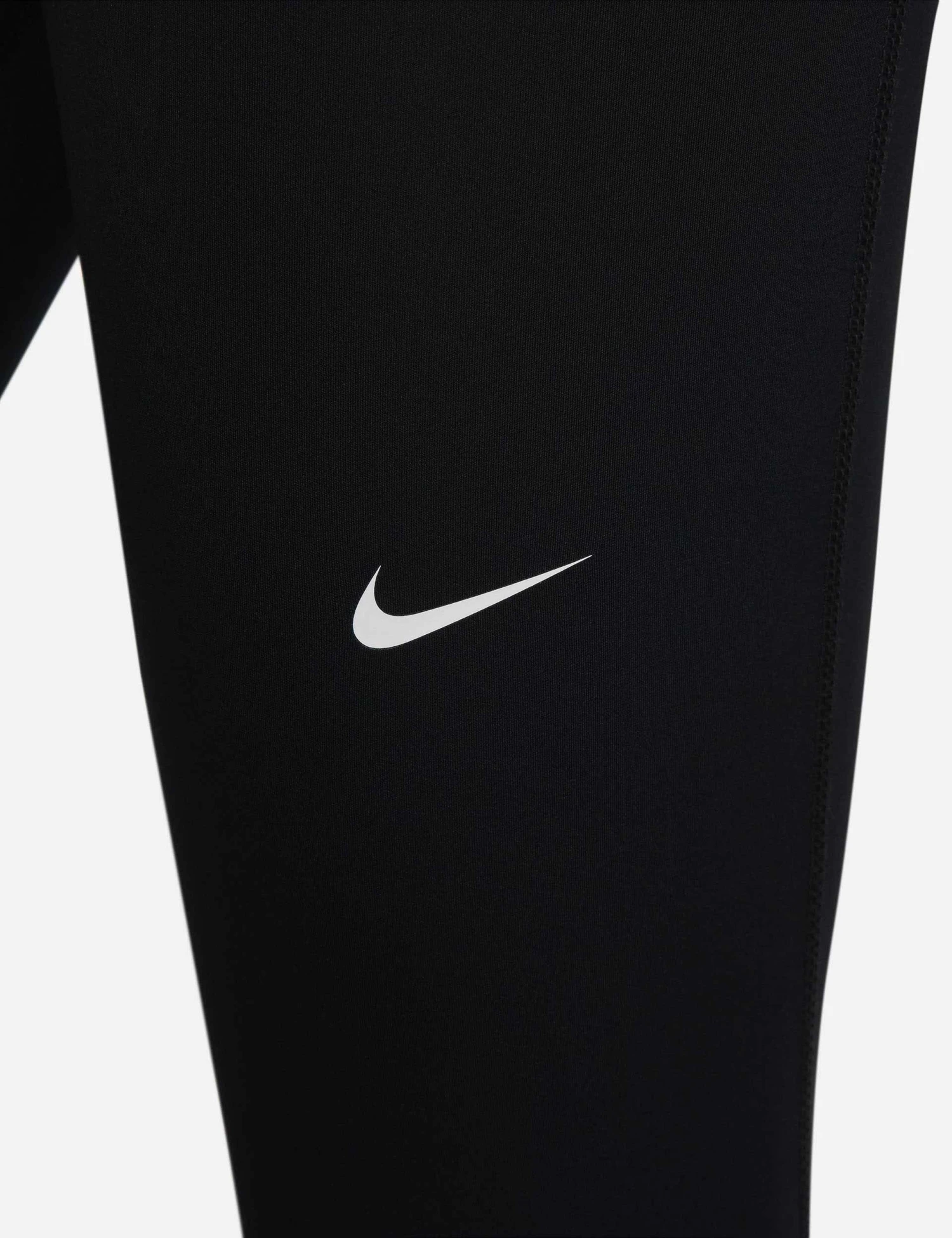 Nike Pro 365 Cropped Mesh Panel Leggings - Black/Lilac Bloom/White 4 Nike Pro 365 Cropped Mesh Panel Leggings - Black/Lilac Bloom/White - Image 4