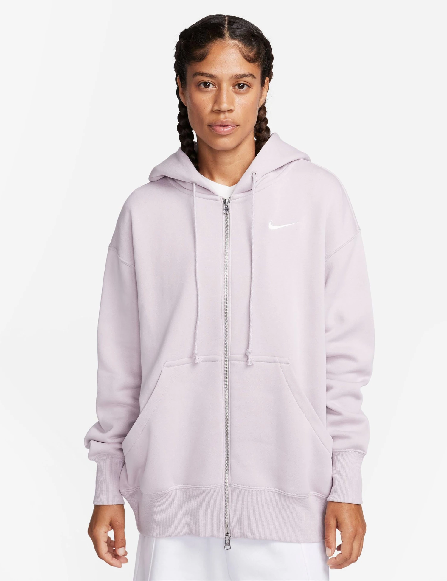 Nike Sportswear Phoenix Fleece Oversized Hoodie - Platinum Violet/Sail 1 Nike Sportswear Phoenix Fleece Oversized Hoodie - Platinum Violet/Sail
