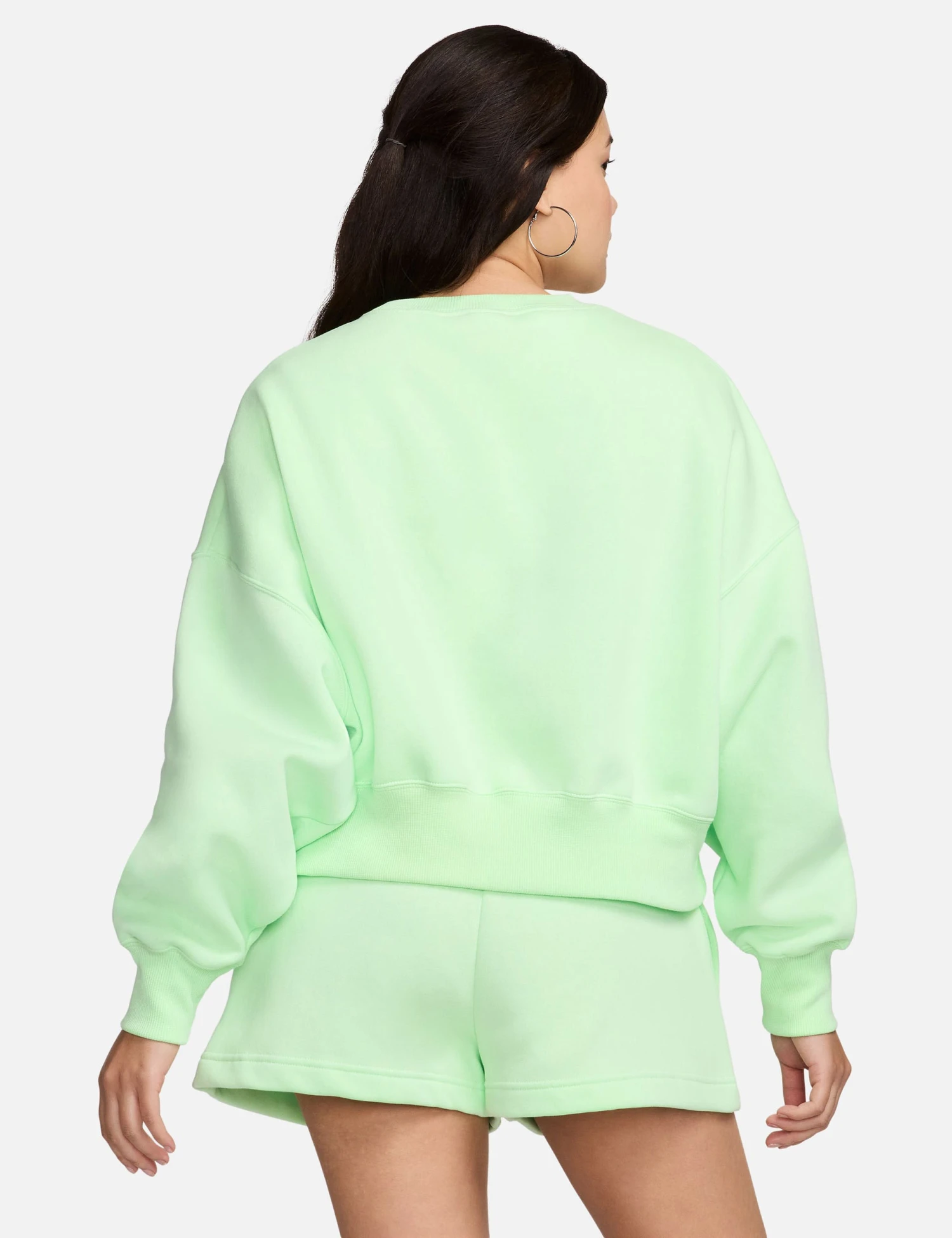 Nike Sportswear Phoenix Fleece Sweatshirt - Vapor Green/Sail 2 Nike Sportswear Phoenix Fleece Sweatshirt - Vapor Green/Sail - Image 2