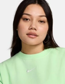 Nike Sportswear Phoenix Fleece Sweatshirt - Vapor Green/Sail 8 Nike Sportswear Phoenix Fleece Sweatshirt - Vapor Green/Sail -Elevate Fitwear Sales Store nike sportswear phoenix fleece sweatshirt vapor green sail dq5761 376 6
