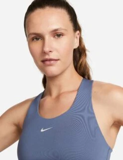 Nike Swoosh Bra Tank - Diffused Blue/White -Elevate Fitwear Sales Store nike swoosh bra tank blue white DV9897 491 6