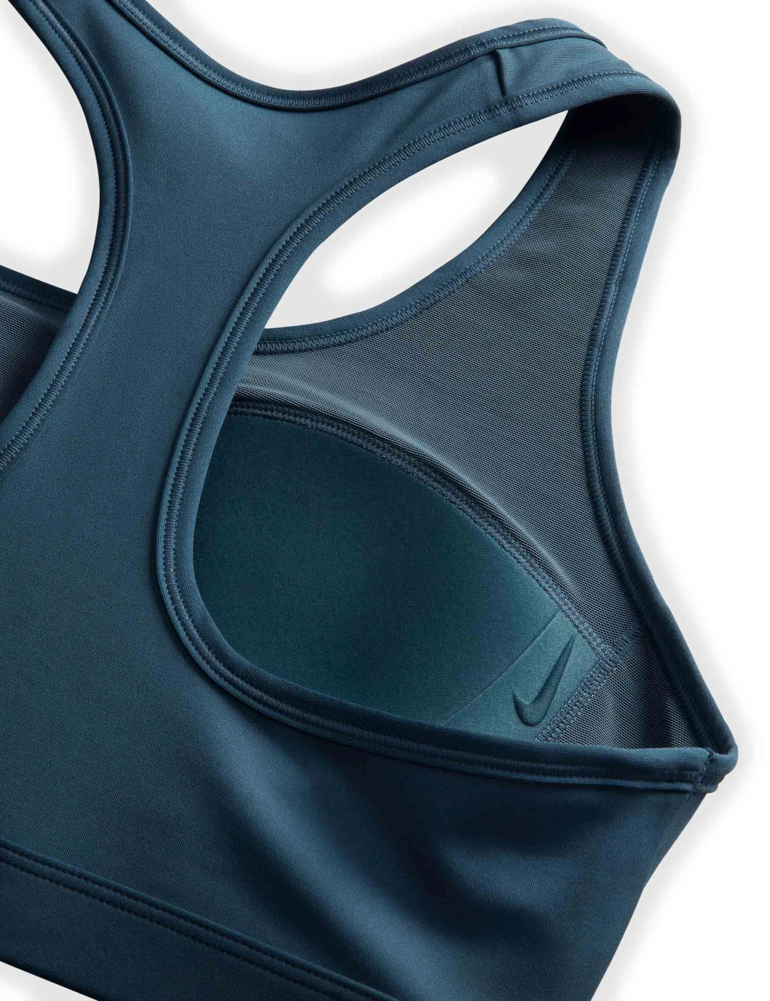 Nike Swoosh Medium Support Bra - Deep Jungle/White 3 Nike Swoosh Medium Support Bra - Deep Jungle/White - Image 3