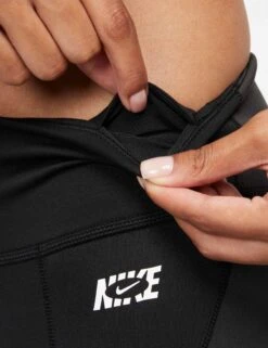 Nike Therma-FIT One Icon Clash Leggings - Black/Grey/White -Elevate Fitwear Sales Store nike therma fit one leggings black grey white DQ6715 010 5