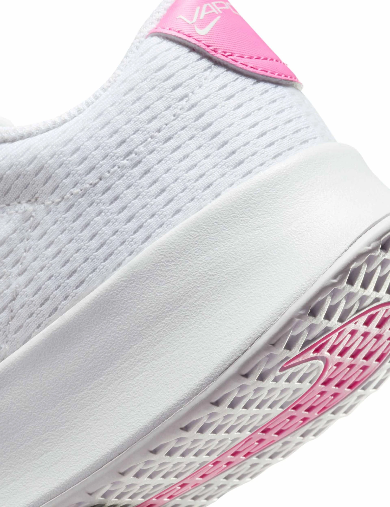 NikeCourt Vapor Lite 2 Shoes - White/Playful Pink 4 NikeCourt Vapor Lite 2 Shoes - White/Playful Pink - Image 4