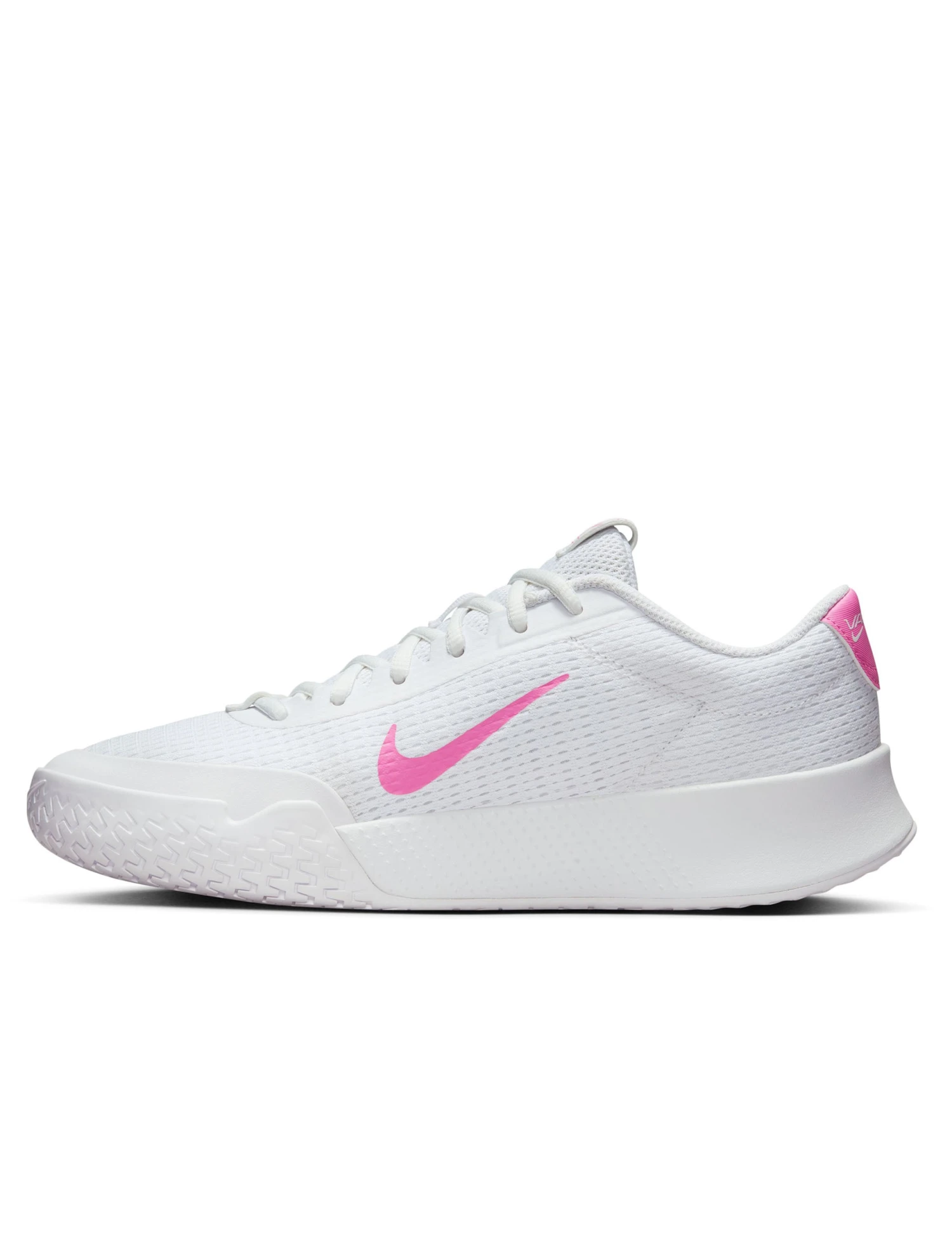 NikeCourt Vapor Lite 2 Shoes - White/Playful Pink 2 NikeCourt Vapor Lite 2 Shoes - White/Playful Pink - Image 2