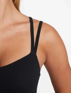 Nike Zenvy Strappy Sports Bra - Black/Sail -Elevate Fitwear Sales Store nike zenvy strappy sports bra black sail do6608 010 3