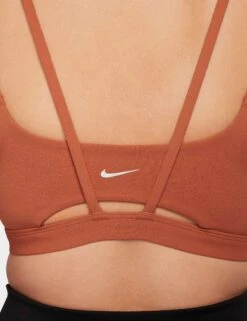 Nike Zenvy Strappy Sports Bra - Burnt Sunrise/White -Elevate Fitwear Sales Store nike zenvy strappy sports bra burnt sunrise white do6608 825 3