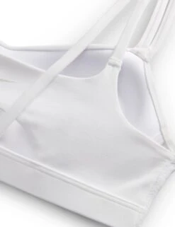 Nike Zenvy Strappy Sports Bra - White 9 Nike Zenvy Strappy Sports Bra - White -Elevate Fitwear Sales Store nike zenvy strappy sports bra white do6608 100 3