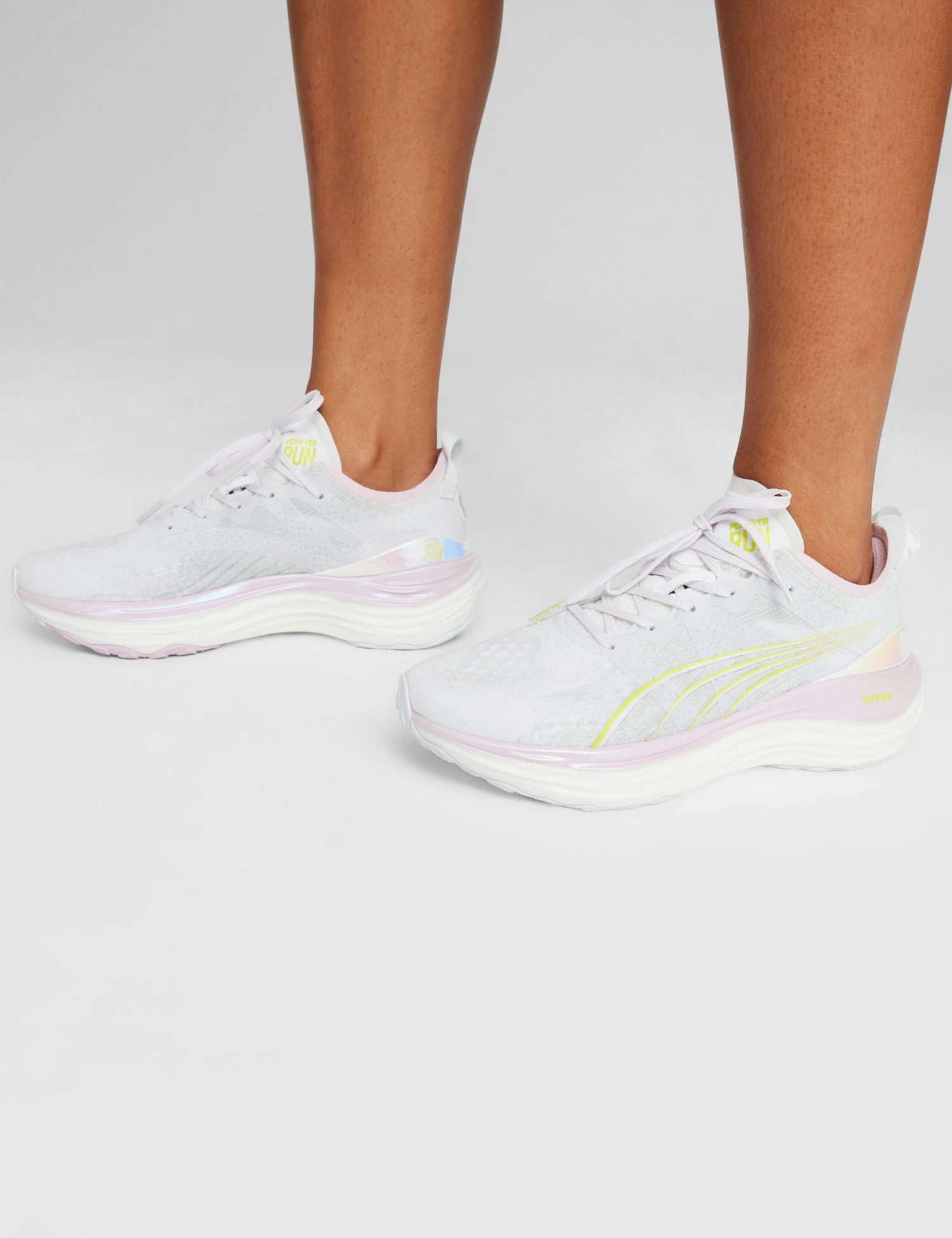Puma ForeverRun NITRO Shoes - White/Grape Mist/Silver Mist 3 Puma ForeverRun NITRO Shoes - White/Grape Mist/Silver Mist - Image 3