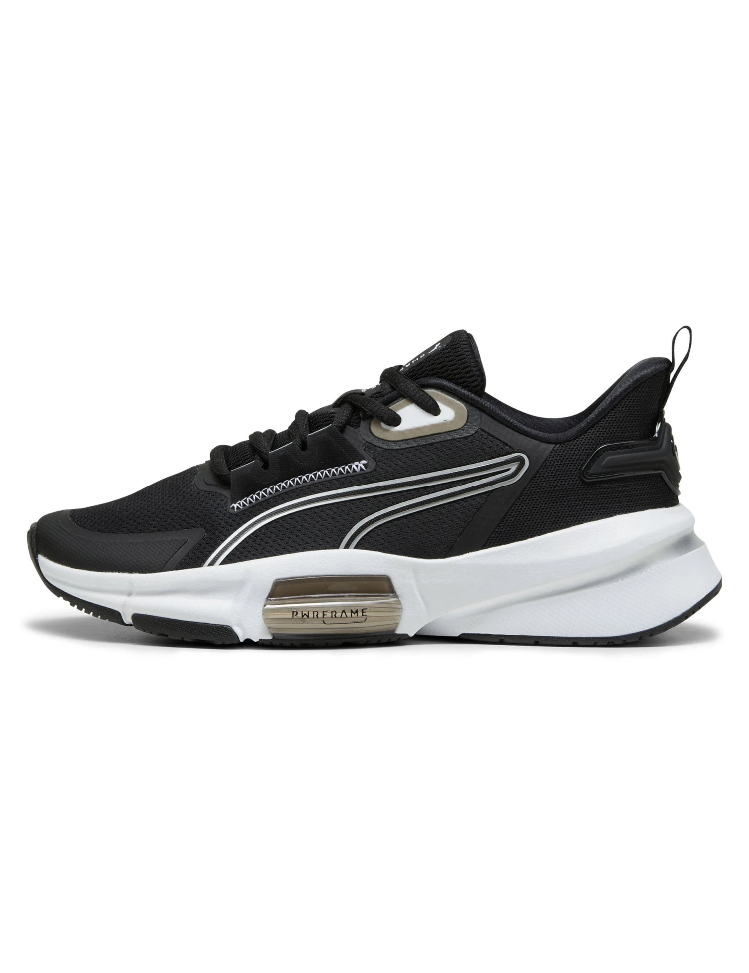 Puma PWRFrame TR 3 Shoes - Black/Silver/White 2 Puma PWRFrame TR 3 Shoes - Black/Silver/White - Image 2