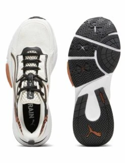 Puma PWRFrame TR 3 Shoes - Warm White/Black/Teak -Elevate Fitwear Sales Store puma pwrframe tr 3 shoes white black teak 379634 01 2