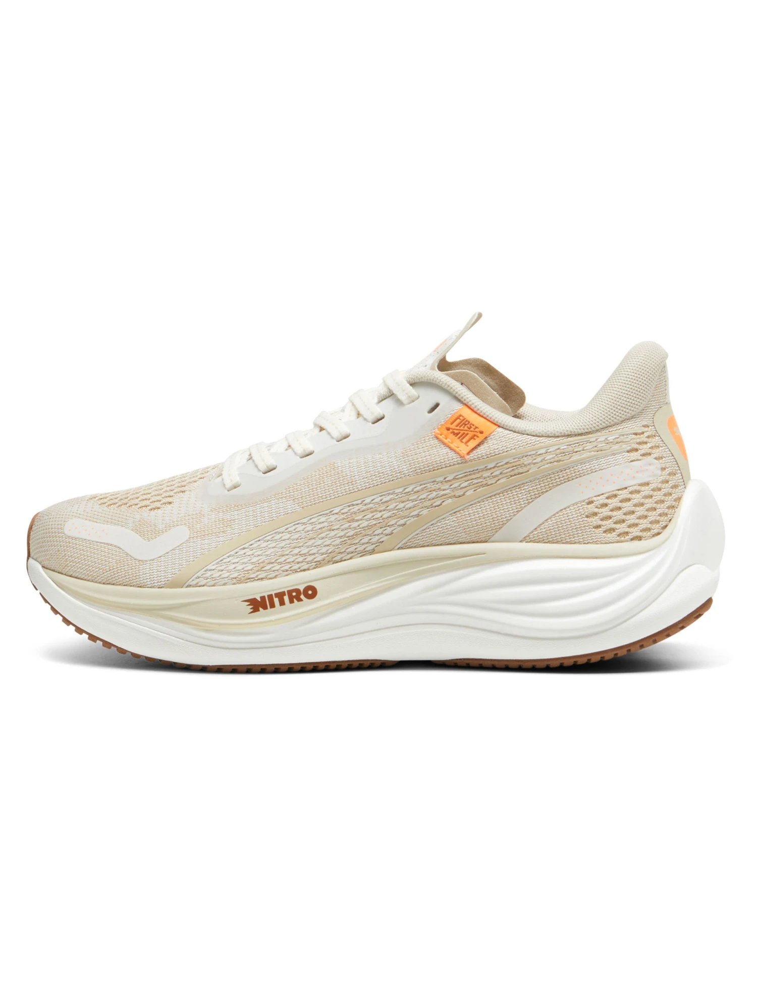 Puma Velocity NITRO 3 Shoes - Vapor Gray/Putty/Neon Citrus 2 Puma Velocity NITRO 3 Shoes - Vapor Gray/Putty/Neon Citrus - Image 2