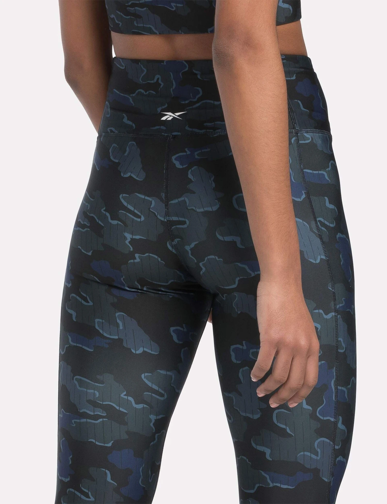 Reebok ID Train Camo Leggings - Black 3 Reebok ID Train Camo Leggings - Black - Image 3