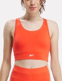 Reebok ID Train High-Support Bra - Dynamic Red