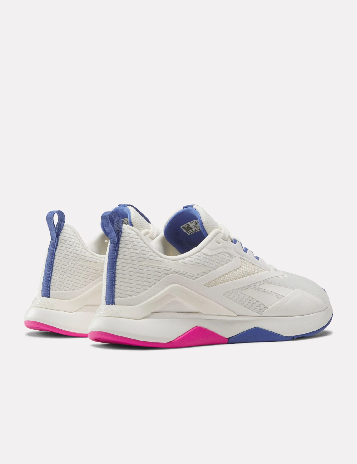 Reebok Nanoflex TR 2 Shoes - Chalk/Stepurple/Laser Pink 2 Reebok Nanoflex TR 2 Shoes - Chalk/Stepurple/Laser Pink - Image 2