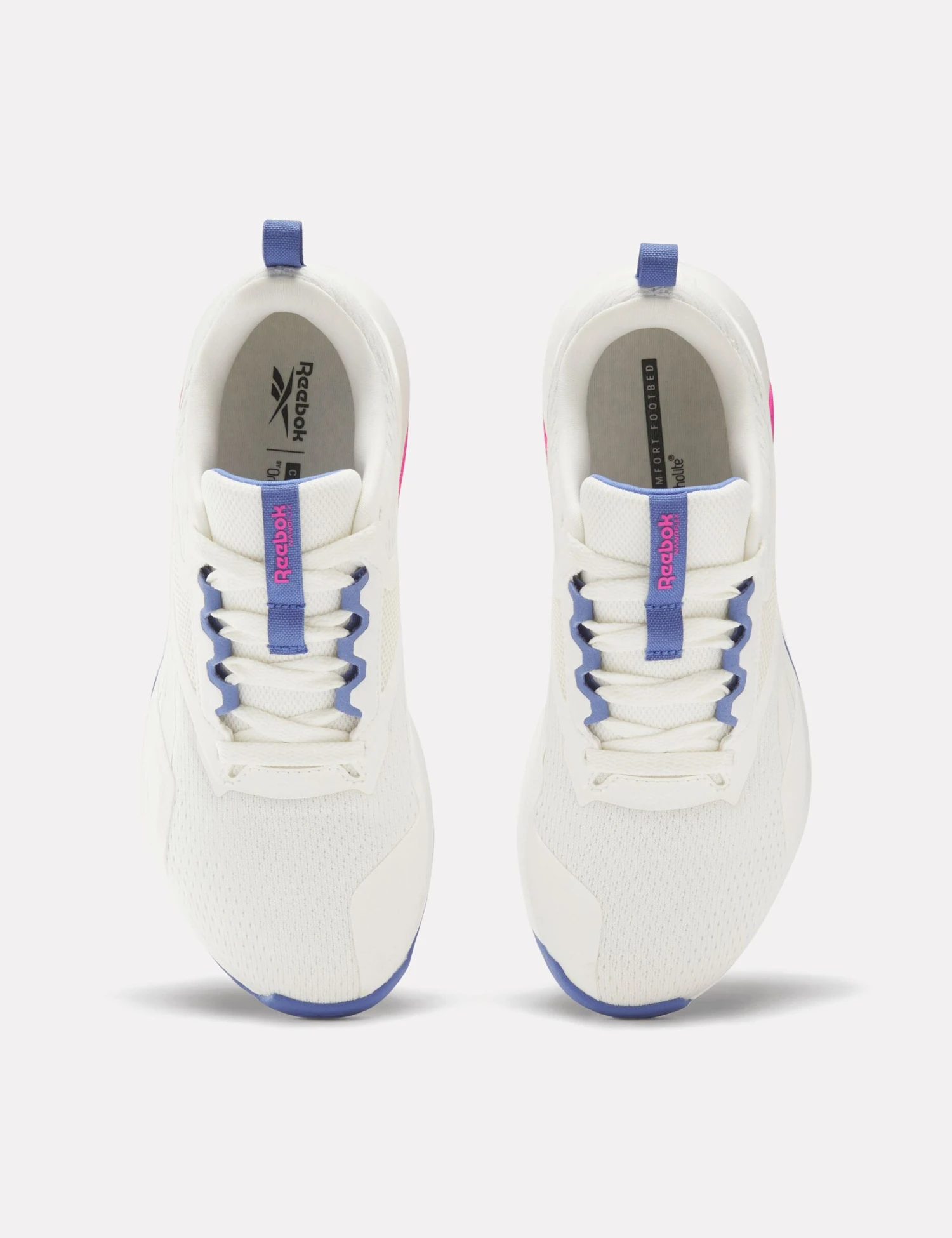 Reebok Nanoflex TR 2 Shoes - Chalk/Stepurple/Laser Pink 4 Reebok Nanoflex TR 2 Shoes - Chalk/Stepurple/Laser Pink - Image 4