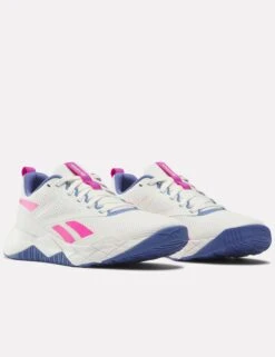 Reebok NFX Shoes - Chalk/Stepurple/Laser Pink -Elevate Fitwear Sales Store reebok nfx shoes chalk stepurple laser pink 100202117 3