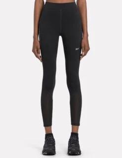 Reebok Running Printed Leggings - Night Black