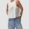 Spiritual Gangster Love Kindness Crop Tank - Stone