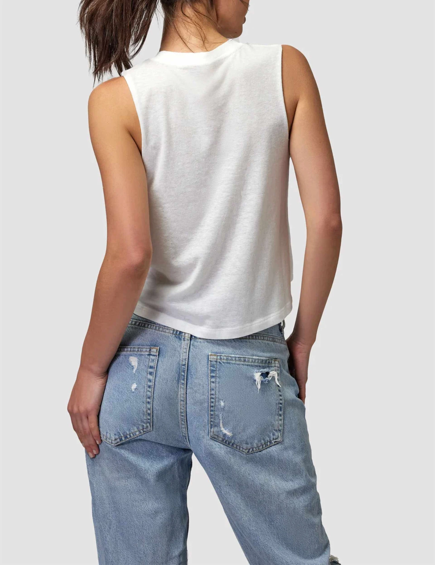 Spiritual Gangster Love Kindness Crop Tank - Stone 2 Spiritual Gangster Love Kindness Crop Tank - Stone - Image 2