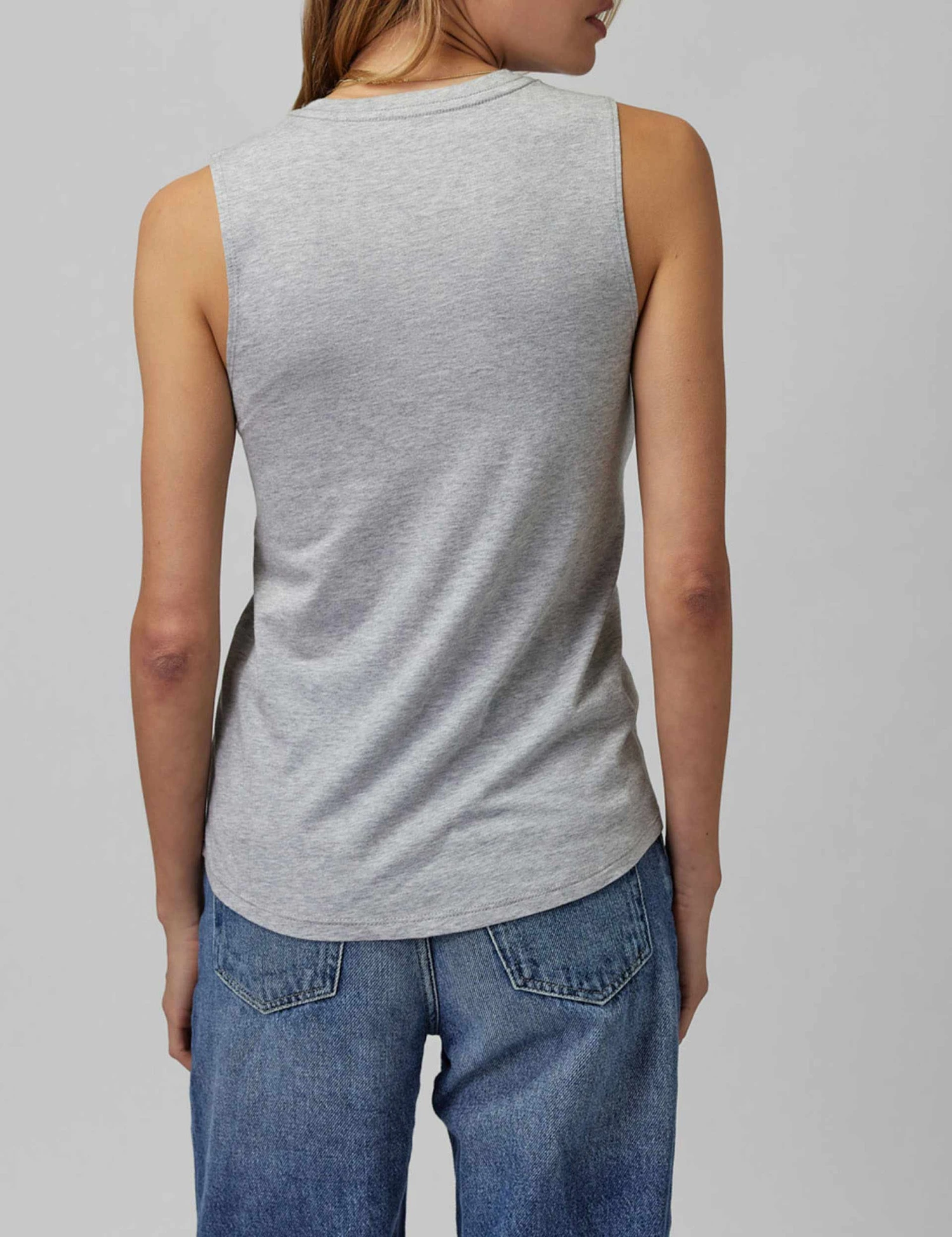 Spiritual Gangster Love Kindness Muscle Tank - Heather Grey 2 Spiritual Gangster Love Kindness Muscle Tank - Heather Grey - Image 2