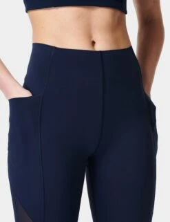 Sweaty Betty Aerial Power UltraSculpt High Waisted Leggings - Navy Blue -Elevate Fitwear Sales Store sweaty betty aerial power ultrasculpt hw leggings navy blue sb8386 5