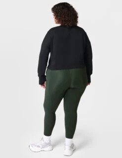 Sweaty Betty After Class Crop Sweatshirt - Black -Elevate Fitwear Sales Store sweaty betty after class crop sweatshirt black sb5622c 2