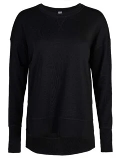 Sweaty Betty After Class Longline Sweatshirt - Black -Elevate Fitwear Sales Store sweaty betty after class longline sweatshirt black sb8985 3
