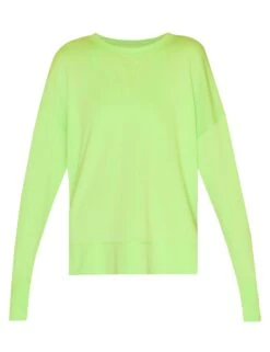 Sweaty Betty After Class Longline Sweatshirt - Zest Green -Elevate Fitwear Sales Store sweaty betty after class longline sweatshirt zest green sb8985 2