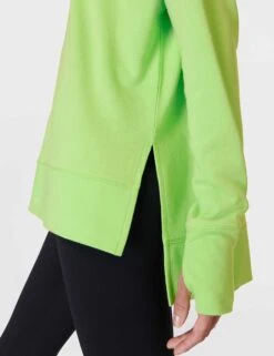 Sweaty Betty After Class Longline Sweatshirt - Zest Green -Elevate Fitwear Sales Store sweaty betty after class longline sweatshirt zest green sb8985 6