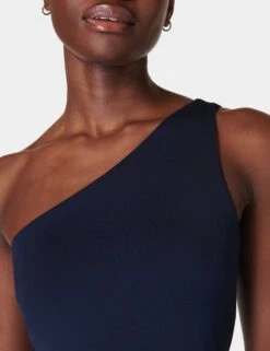 Sweaty Betty All Round Asymmetric Dress - Navy Blue -Elevate Fitwear Sales Store sweaty betty all round asymmetric dress navy blue sb9840 9