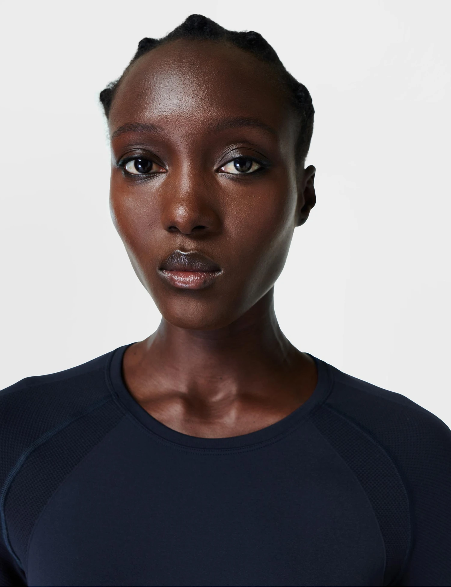 Sweaty Betty Athlete Seamless Workout Long Sleeve Top - Navy 4 Sweaty Betty Athlete Seamless Workout Long Sleeve Top - Navy - Image 4